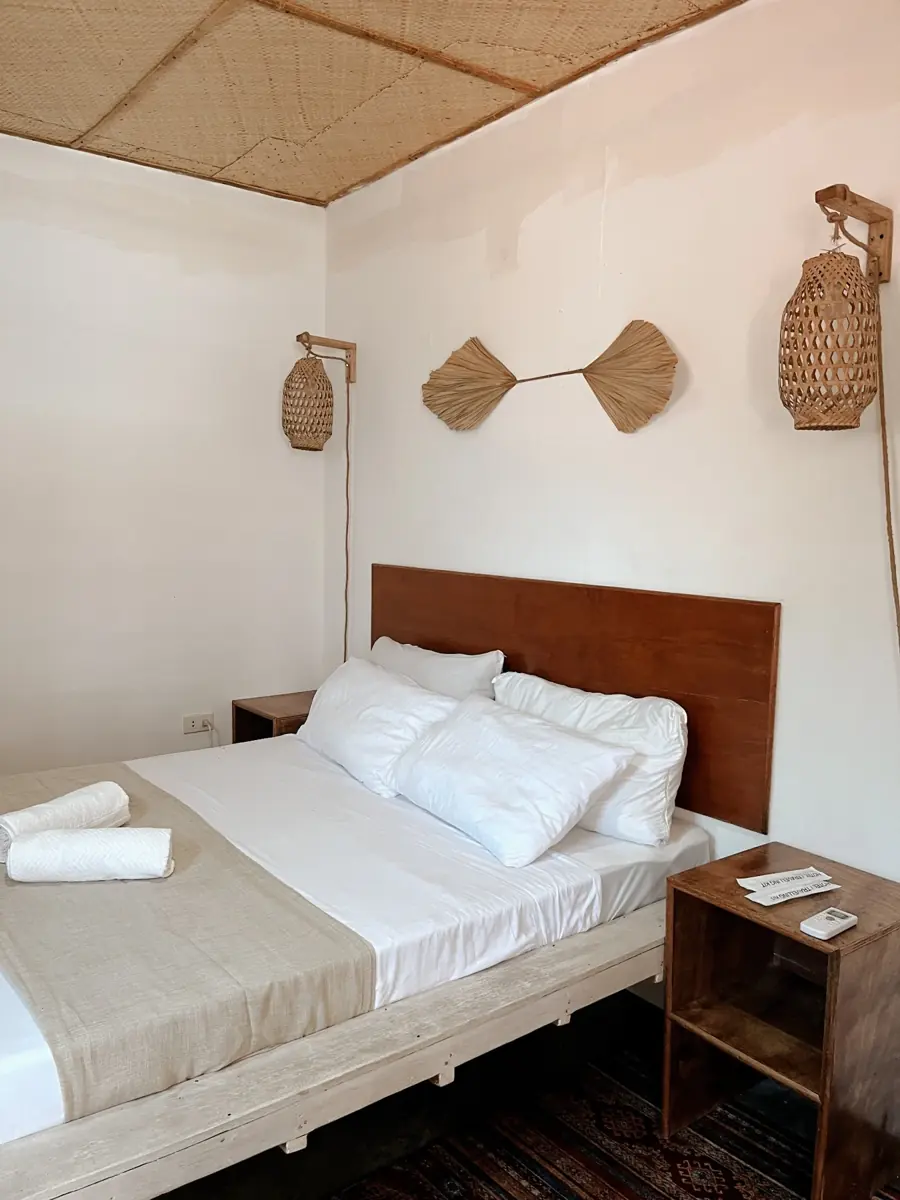 Private double room at The Eight Siargao